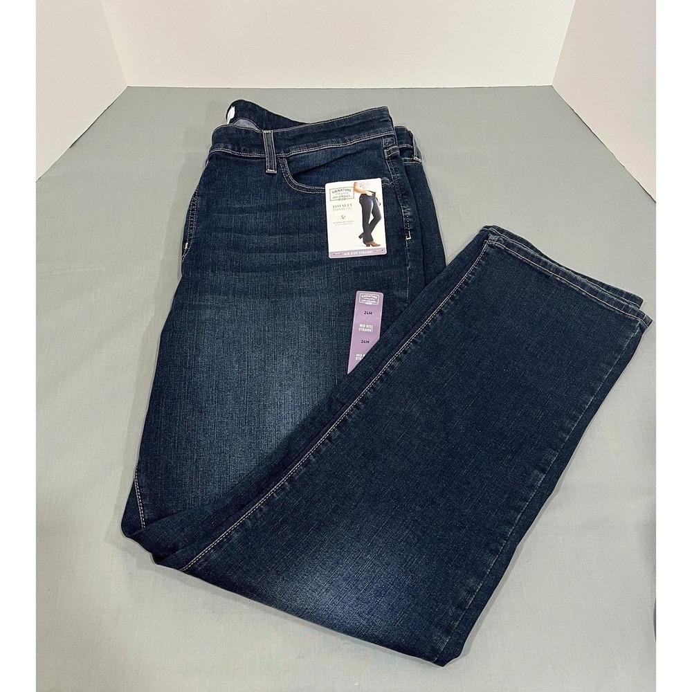 Levi's Mid Rise Straight Jeans Women's *24M Totally Shaping Western Stretch New